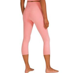LULULEMON ATHLETICA Align Hi-Rise Crop In Pink Puff Size 2